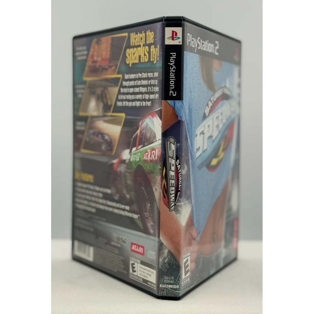 Saturday Night Speedway Playstation 2 PS2 - WITH Manual Tested - E For Everyone